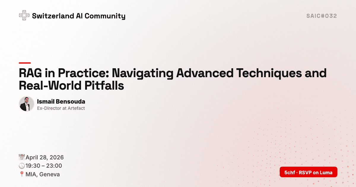 SAIC#032 – RAG in Practice: Navigating Advanced Techniques and Real-World Pitfalls