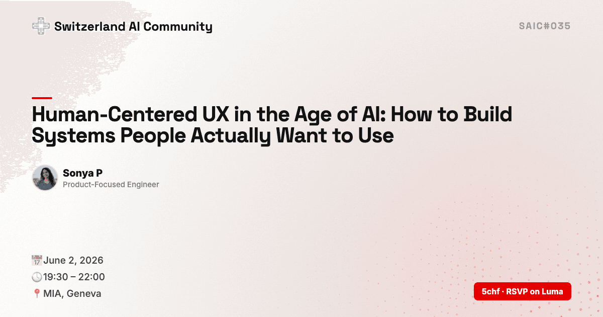 SAIC#035 – Human-Centered UX in the Age of AI